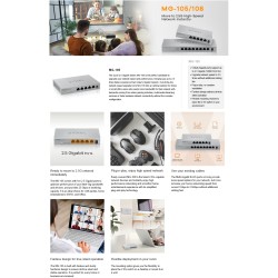 Buy 5P Zyxel MG-105 - MG-105 - 5-Port Ethernet Switch in Cyprus, Nicosia, Limassol, Larnaka, Pafos