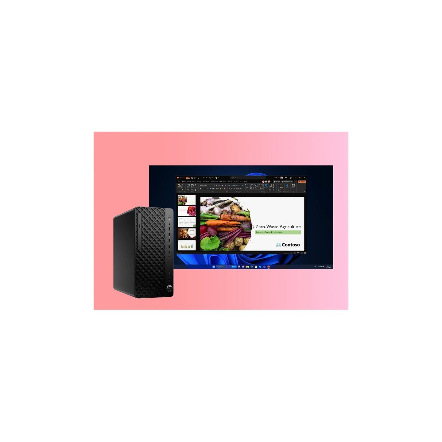 HP EliteDesk 8 TWR G1i U7-265 Tower PC (Boxed) — Buy in Cyprus with Fast Delivery