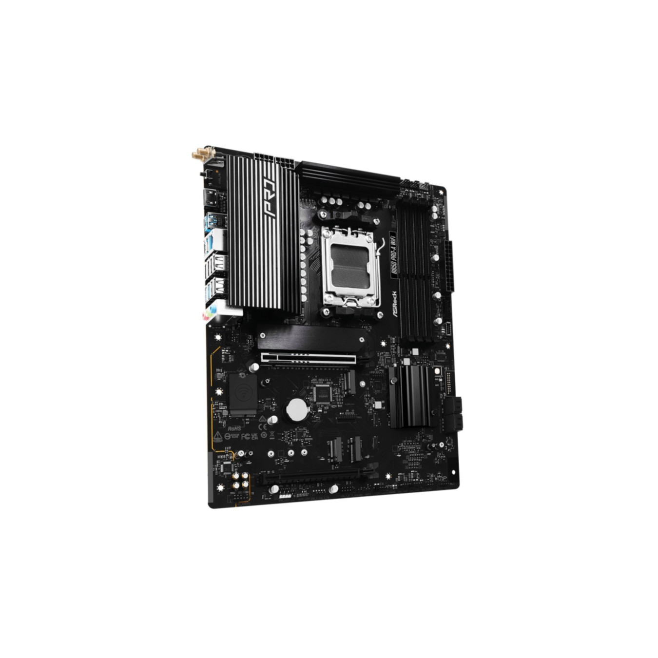 ASRock B850 Pro-A WiFi (AM5) - ATX DDR5 Motherboard, 4x M.2, 256GB Max, Wi-Fi 6E, 2.5Gb LAN, HDMI 2.1 - Black