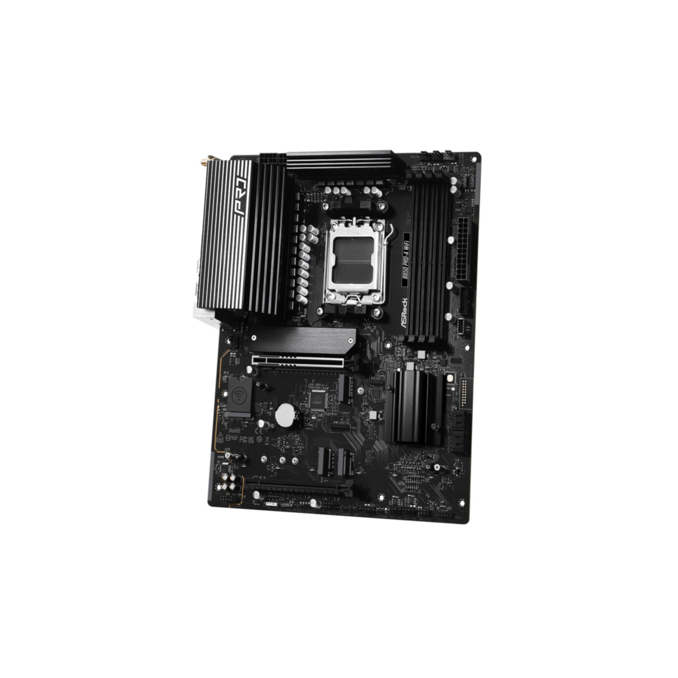 ASRock B850 Pro-A WiFi (AM5) - ATX DDR5 Motherboard, 4x M.2, 256GB Max, Wi-Fi 6E, 2.5Gb LAN, HDMI 2.1 - Black