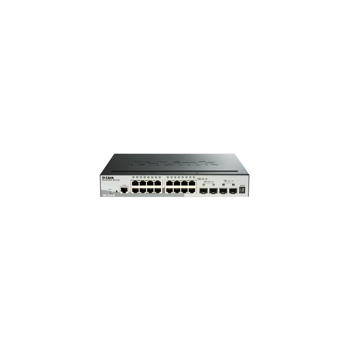 52P D-Link DGS-1510-52XMP PoE+ M Gigabit Stack - DGS-1510-52XMP - 52-Port Smart Web-managed Rackmount