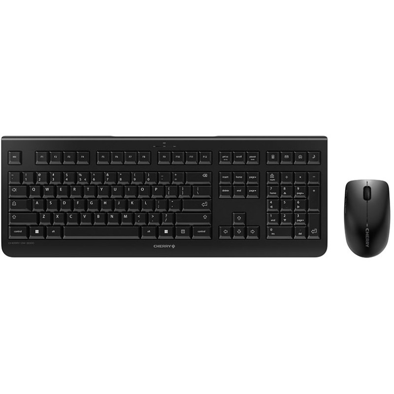 Buy Cherry DW 3000 Keyboard and Mouse Set - DW 3000 - Wireless Black US QWERTY in Cyprus, Nicosia, Limassol, Larnaka, Pafos