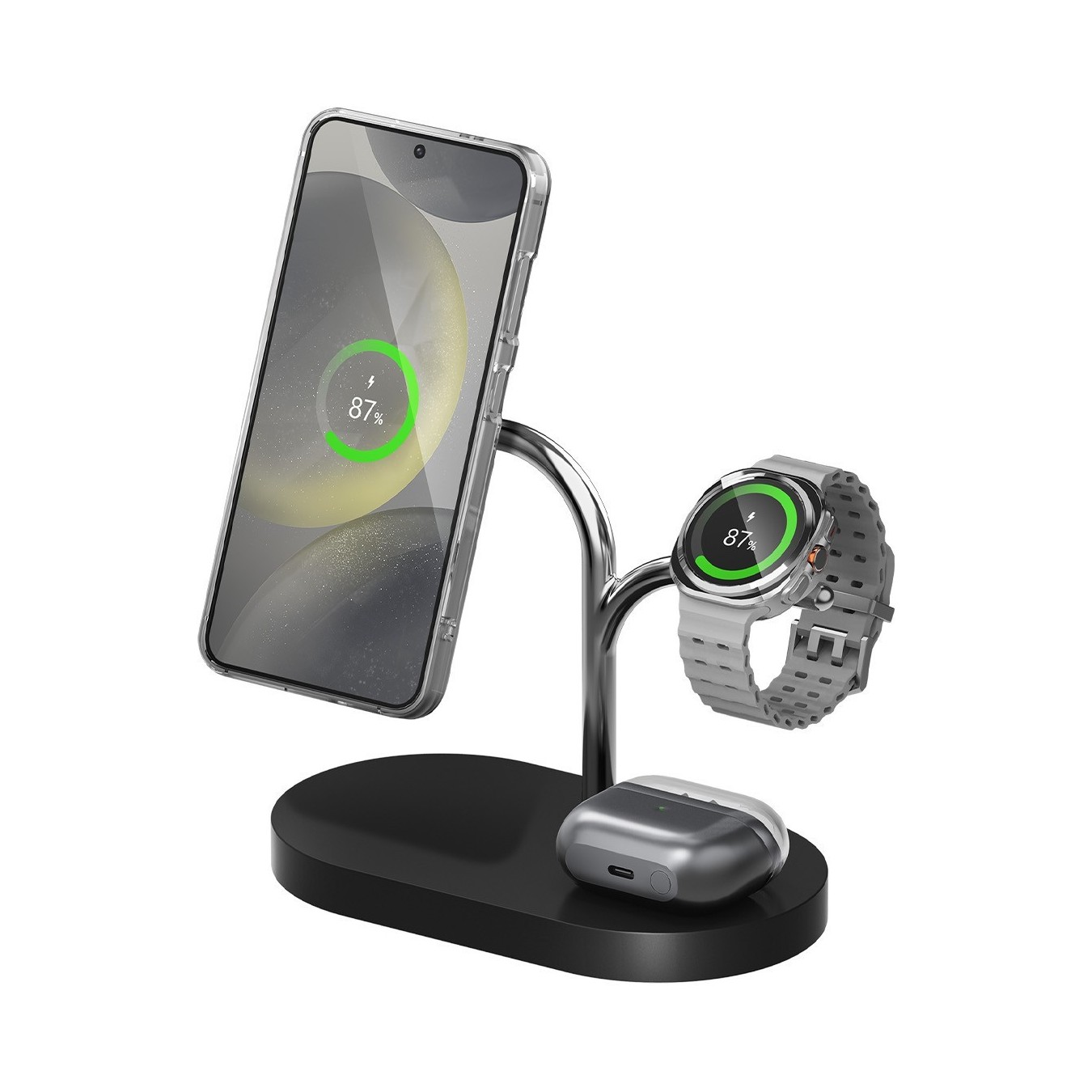 Samsung Wireless 3-in-1 Charger - Black — Buy in Cyprus with Fast Delivery
