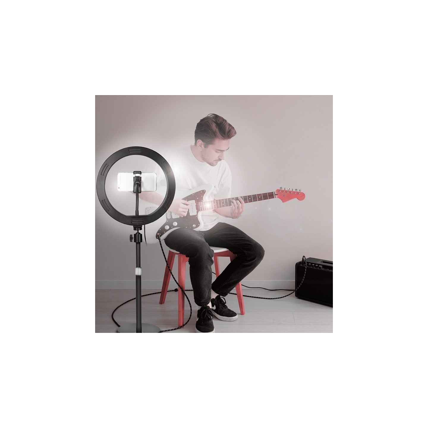 Logilink Smartphone Ring Light Tripod with Remote - Diameter 25 cm - USB-Powered — Buy in Cyprus with Fast Delivery