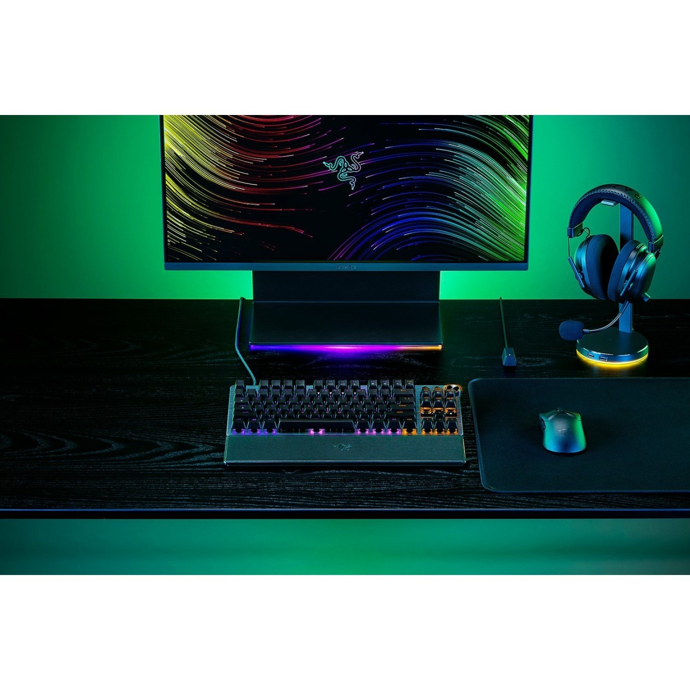 Razer Huntsman V3 Pro - V3 Pro - Tenkeyless, DE layout, Per-key RGB, Tri-Mode, Optical Switch