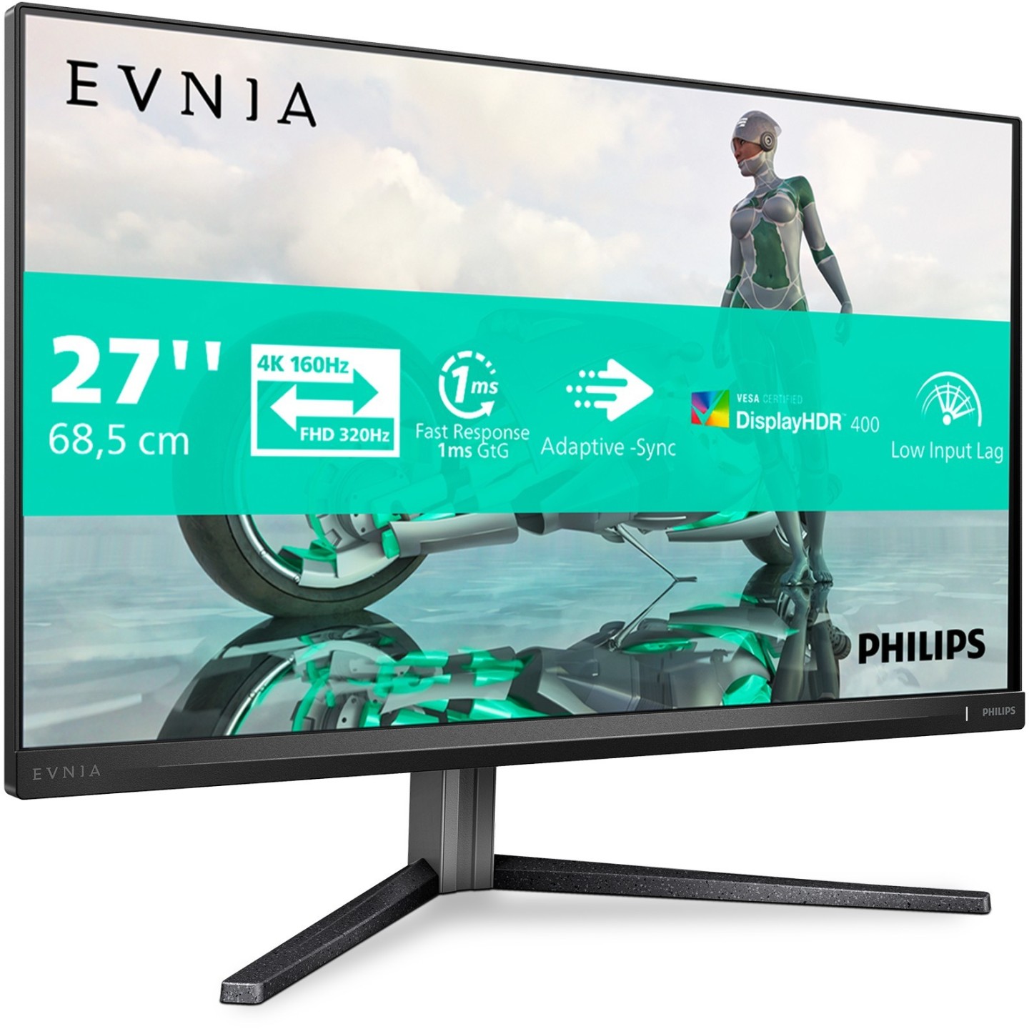 Philips Evnia 27M2N3800A 27" 4K 160Hz Fast IPS Gaming Monitor (Boxed) — Buy in Cyprus with Fast Delivery