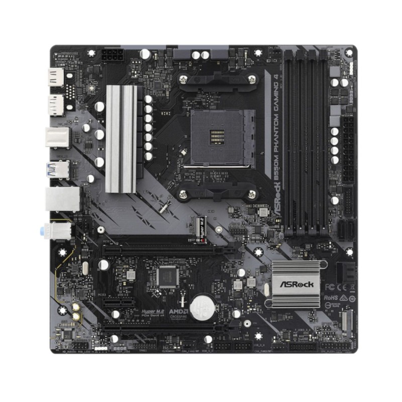 Buy ASRock B550M Phantom Gaming 4 - AM4 Micro-ATX Gaming Motherboard - B550, 128... in Cyprus, Nicosia, Limassol, Larnaka, Pafos