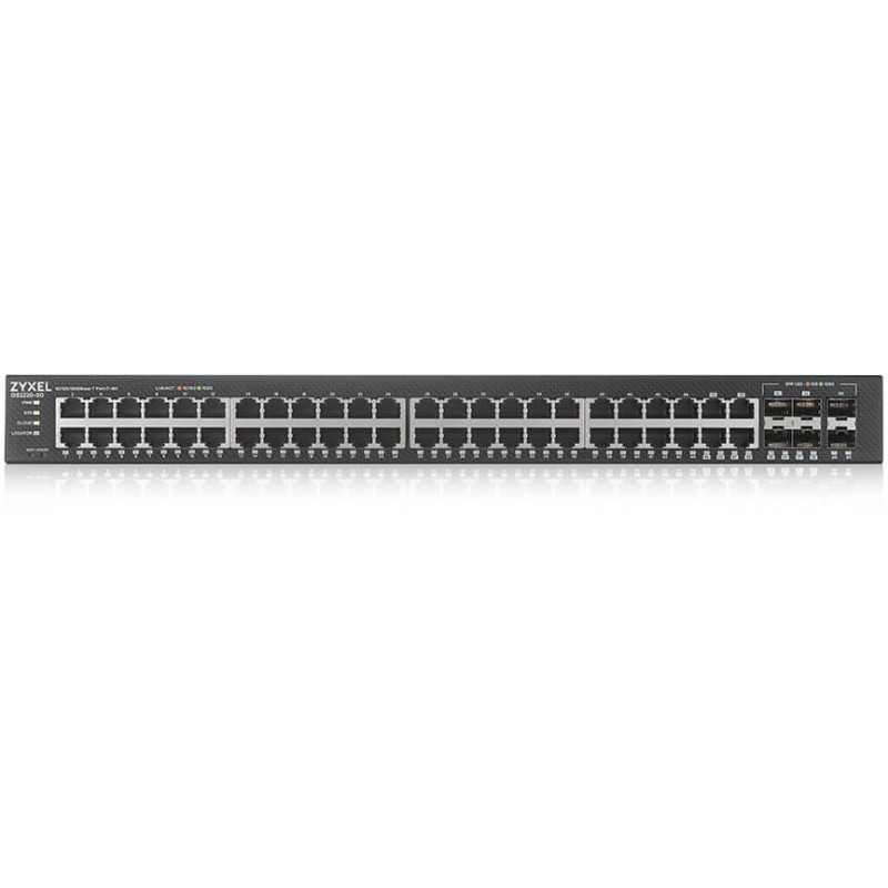 Buy Zyxel GS2220-50M RM - GS2220-50M RM - 48-Port Gigabit, L2 Managed, Rack-Mount in Cyprus, Nicosia, Limassol, Larnaka, Pafos