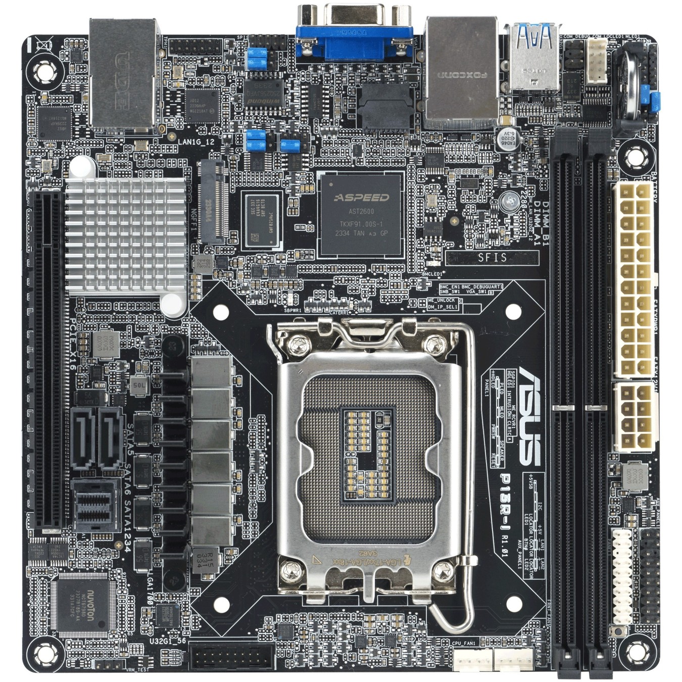 ASUS SERVER P13R-I - P13R-I - LGA1700, DDR5, mITX, ASMB11-iKVM onboard — Buy in Cyprus with Fast Delivery