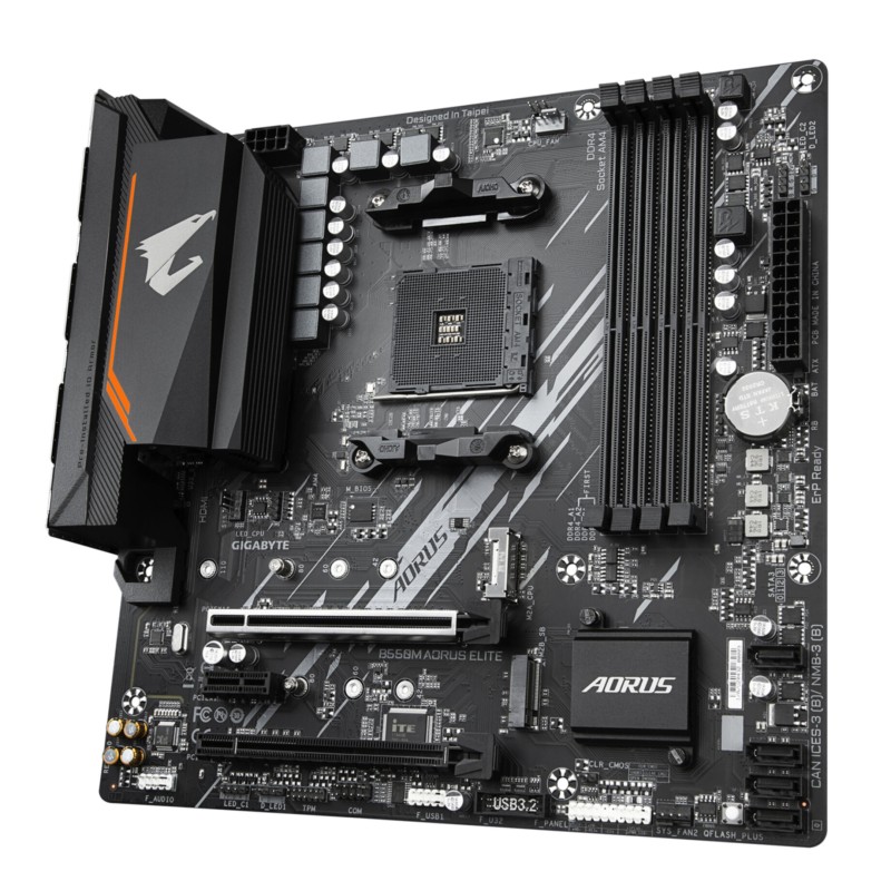 Buy GIGABYTE AORUS ELITE AX GA-B550M - Micro-ATX AM4 Motherboard, B550, DDR4 up ... in Cyprus, Nicosia, Limassol, Larnaka, Pafos
