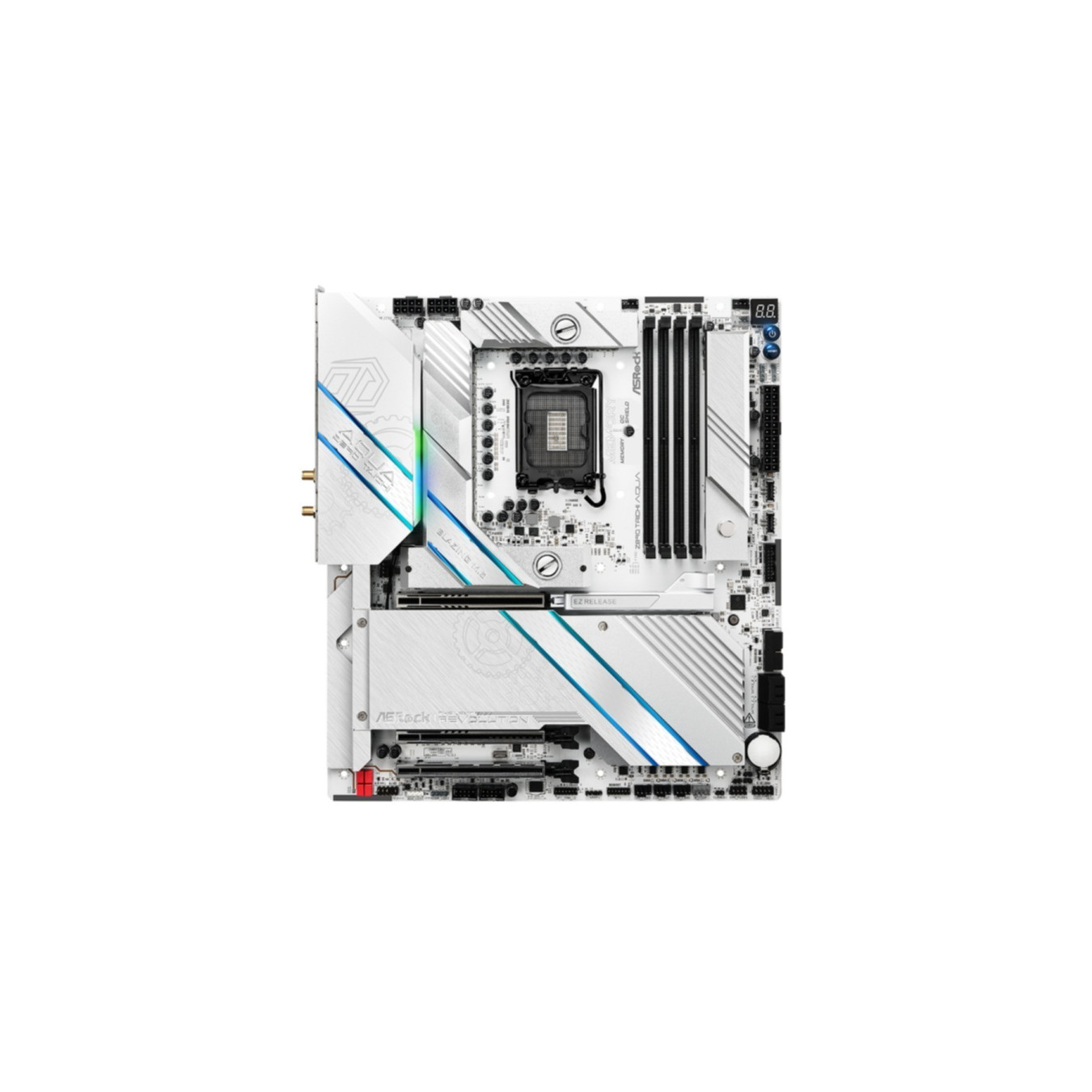 ASRock Z890 Taichi AQUA - LGA1851 - E-ATX Motherboard, Up to 256GB RAM, Rear USB-C, Hybrid Water-Cooling