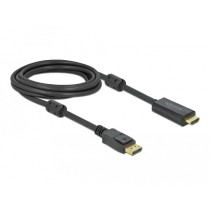 DELOCK Active DisplayPort 1.2 to HDMI Cable 4K 60Hz 3m - Black — Buy in Cyprus with Fast Delivery
