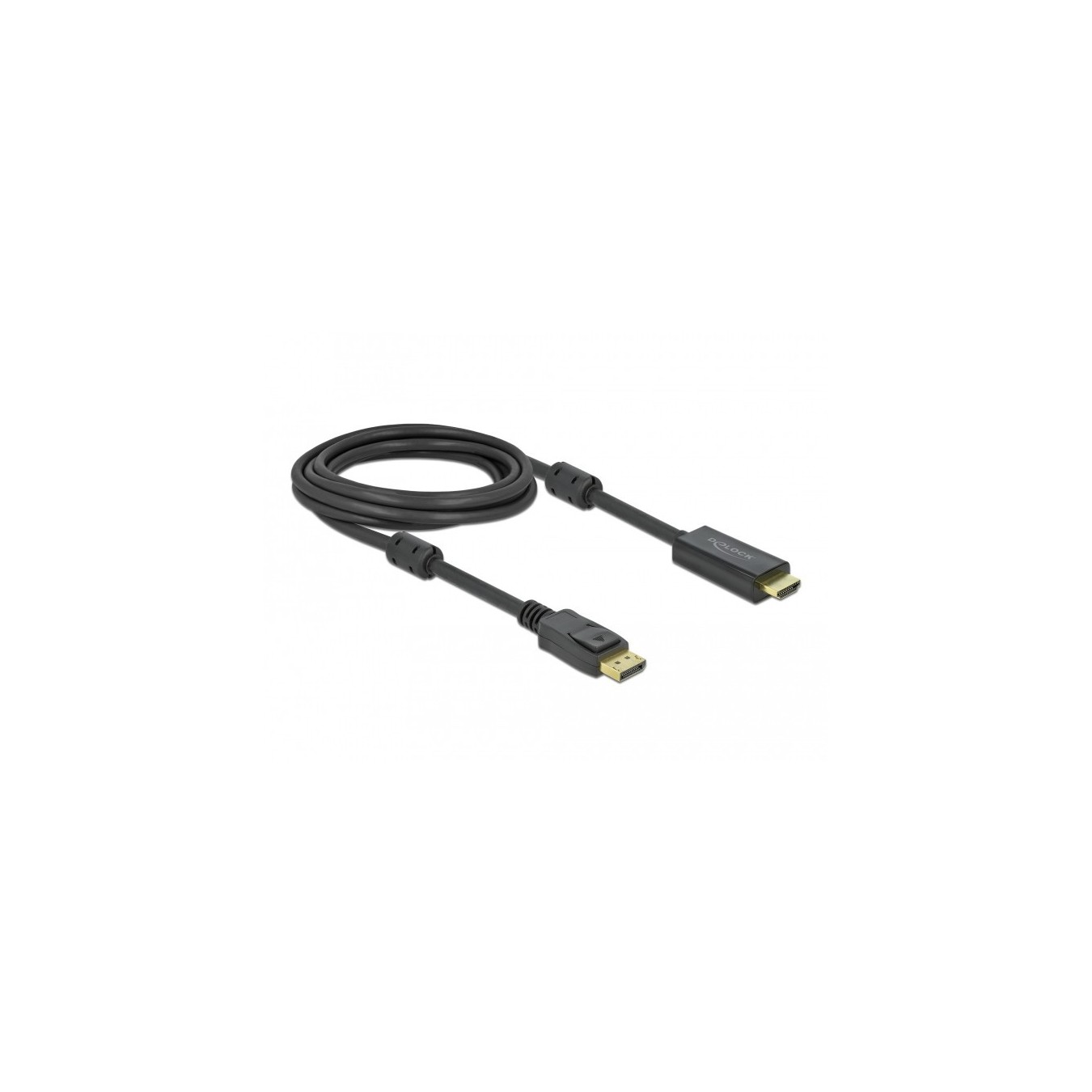 DELOCK Active DisplayPort 1.2 to HDMI Cable 4K 60Hz 3m - Black — Buy in Cyprus with Fast Delivery