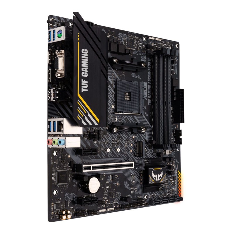 Buy ASUS TUF A520M-PLUS GAMING II - AM4 Micro-ATX Motherboard, AMD A520, DDR4, 4... in Cyprus, Nicosia, Limassol, Larnaka, Pafos
