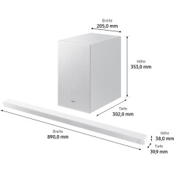 Buy Samsung Ultra Slim Soundbar HW-S711GD - Dolby Atmos, Chromecast, Bluetooth, ... in Cyprus, Nicosia, Limassol, Larnaka, Pafos