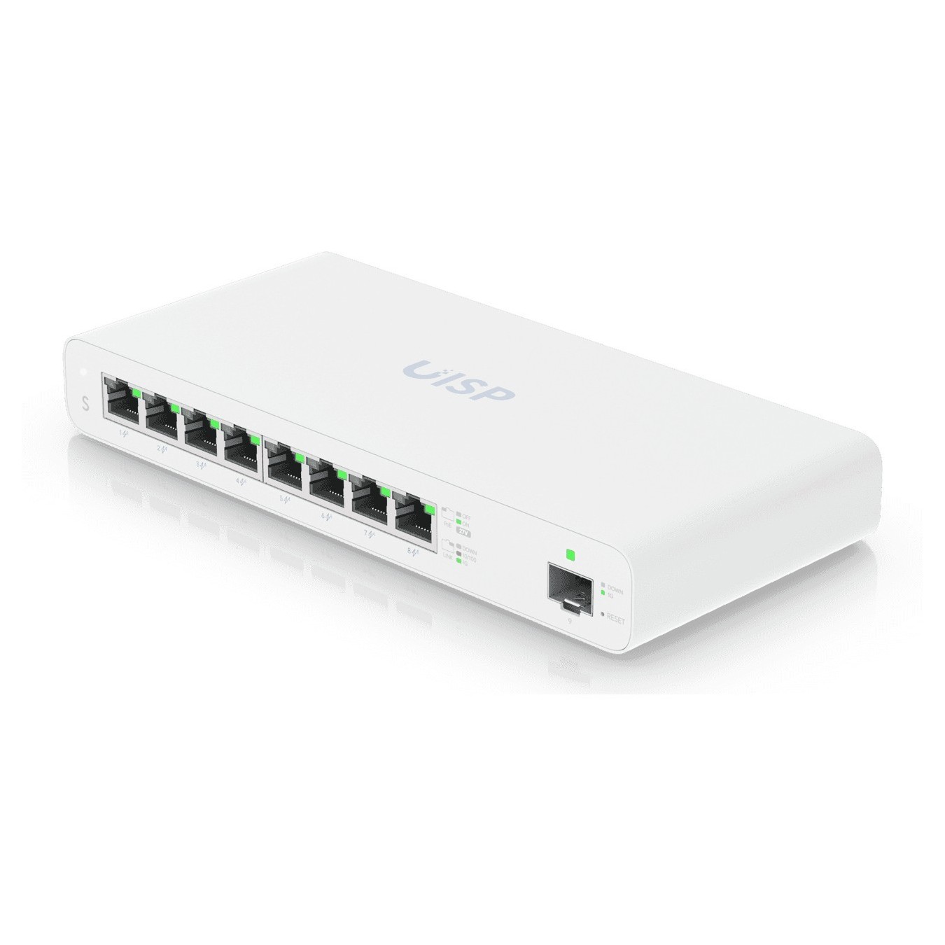 8P Ubiquiti UISP-S PoE - UISP-S - 8-Port PoE Gigabit Switch — Buy in Cyprus with Fast Delivery