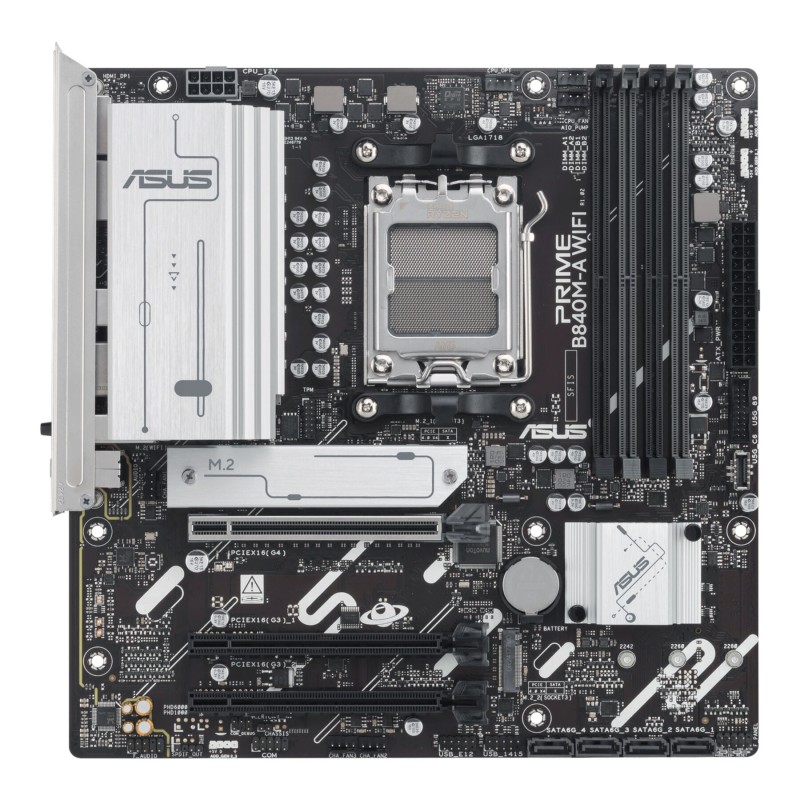 Buy ASUS Prime B840M-A WIFI - AM5 Micro-ATX Motherboard - DDR5, up to 192GB, Bui... in Cyprus, Nicosia, Limassol, Larnaka, Pafos