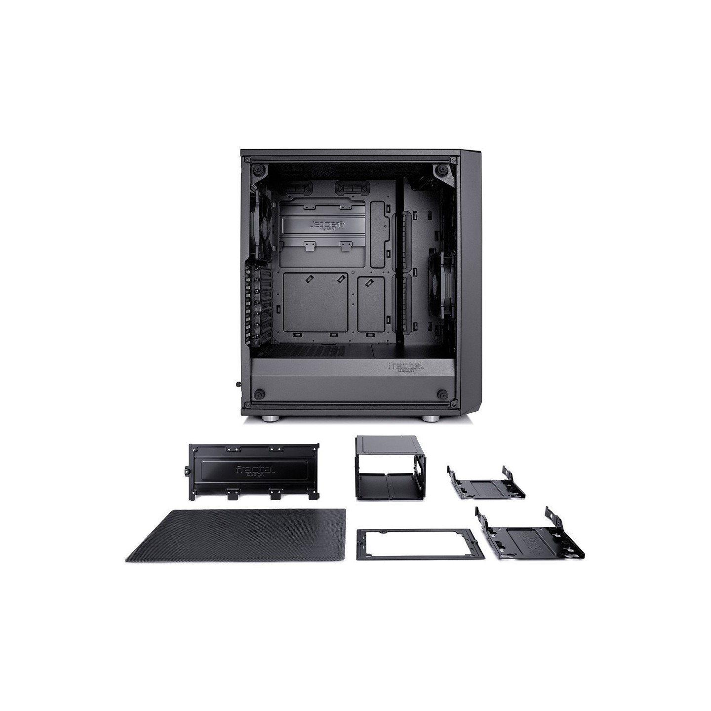 Fractal Design Meshify C Black TG Mid Tower PC Case FD-CA-MESH-C-BKO-TG (Boxed) — Buy in Cyprus with Fast Delivery