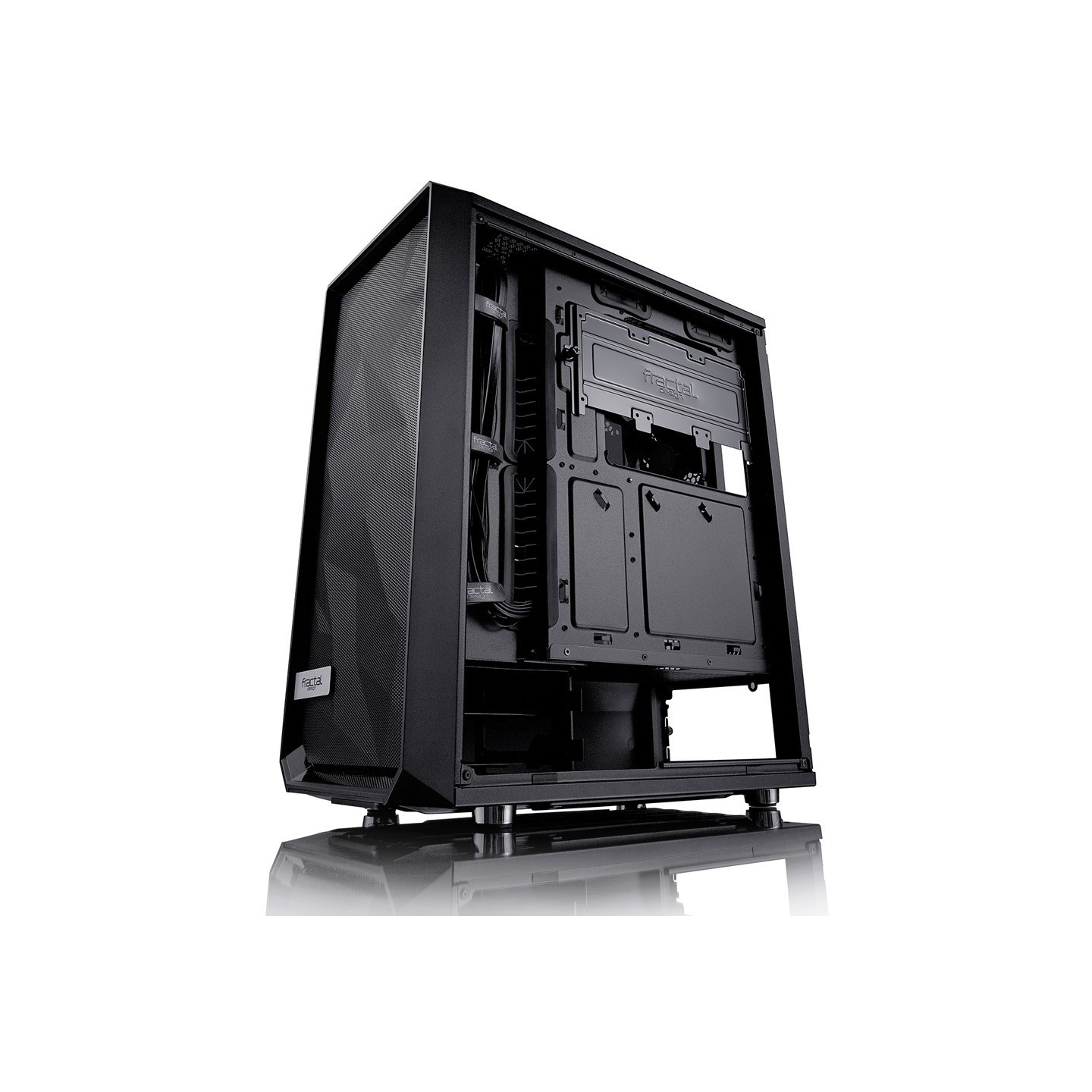 Fractal Design Meshify C Black TG Mid Tower PC Case FD-CA-MESH-C-BKO-TG (Boxed) — Buy in Cyprus with Fast Delivery