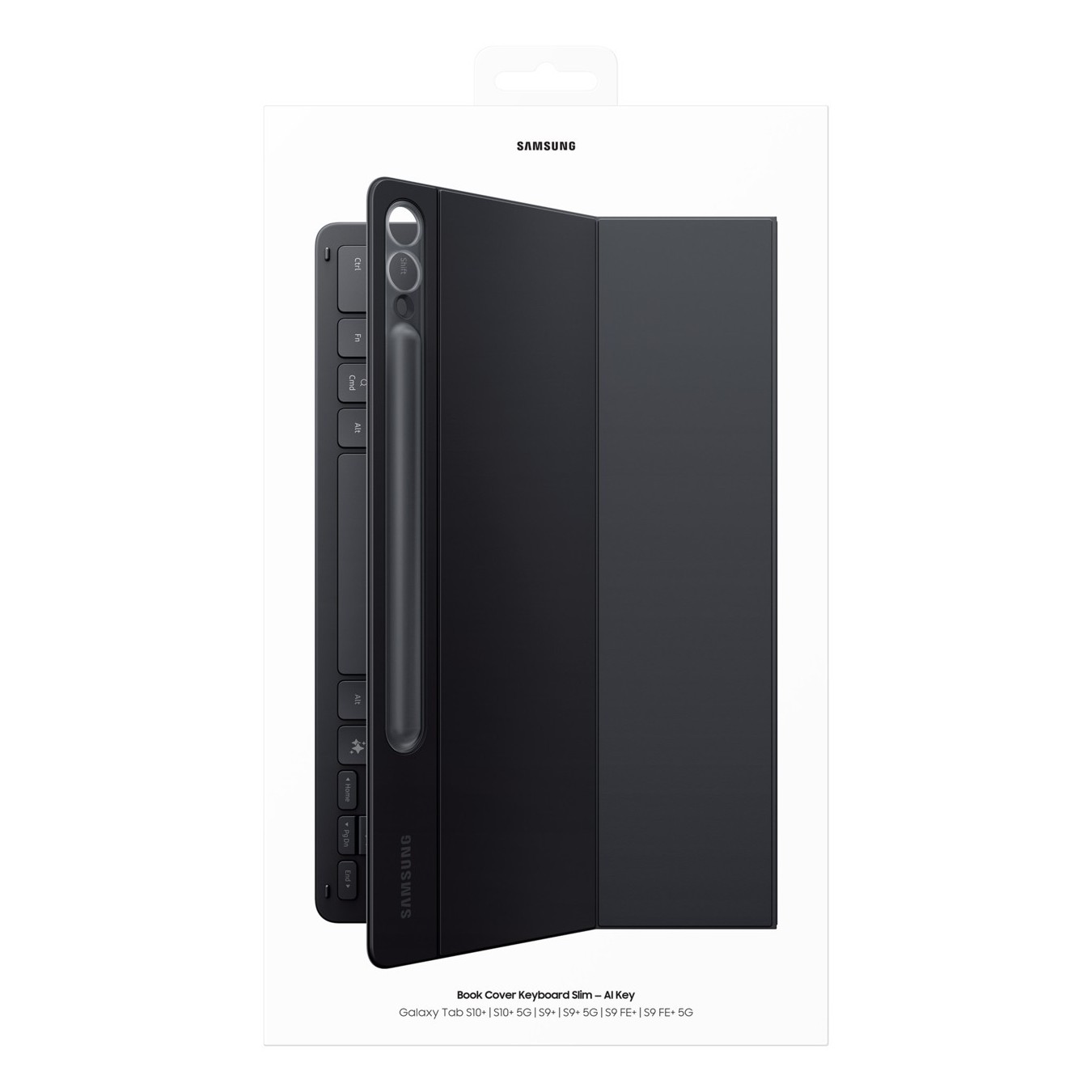 Samsung Book Cover Keyboard Slim for Tab S10+ S9+ - Black — Buy in Cyprus with Fast Delivery