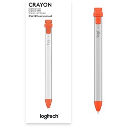 Buy Logitech Digital pen Crayon Orange Silver - Bluetooth iPad Stylus in Cyprus, Nicosia, Limassol, Larnaka, Pafos