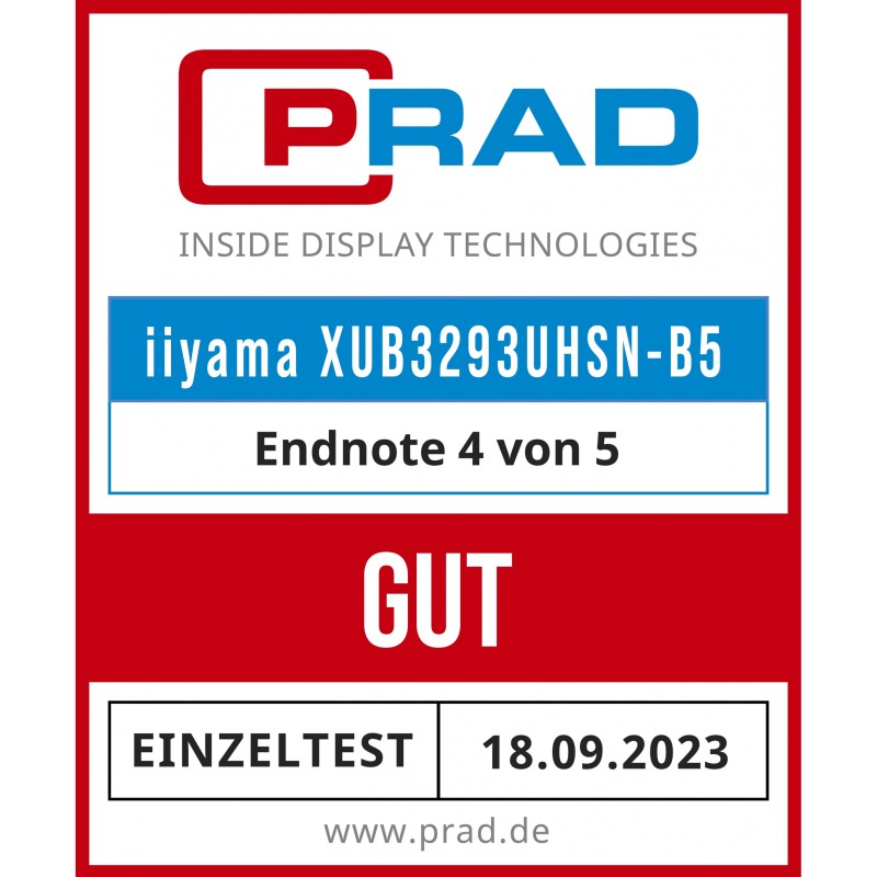 Buy iiyama LCD Business Monitor XUB3293UHSN-B5 - 32'' 4K IPS HDMI DP USB-C Black in Cyprus, Nicosia, Limassol, Larnaka, Pafos