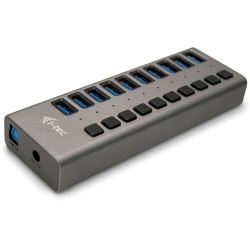 D I-TEC USB 3.0 HUB 10 PORT - USB-A Hub, 10-Port, 48W Power Supply — Buy in Cyprus with Fast Delivery