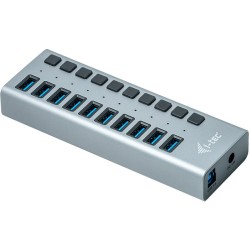 D I-TEC USB 3.0 HUB 10 PORT - USB-A Hub, 10-Port, 48W Power Supply — Buy in Cyprus with Fast Delivery