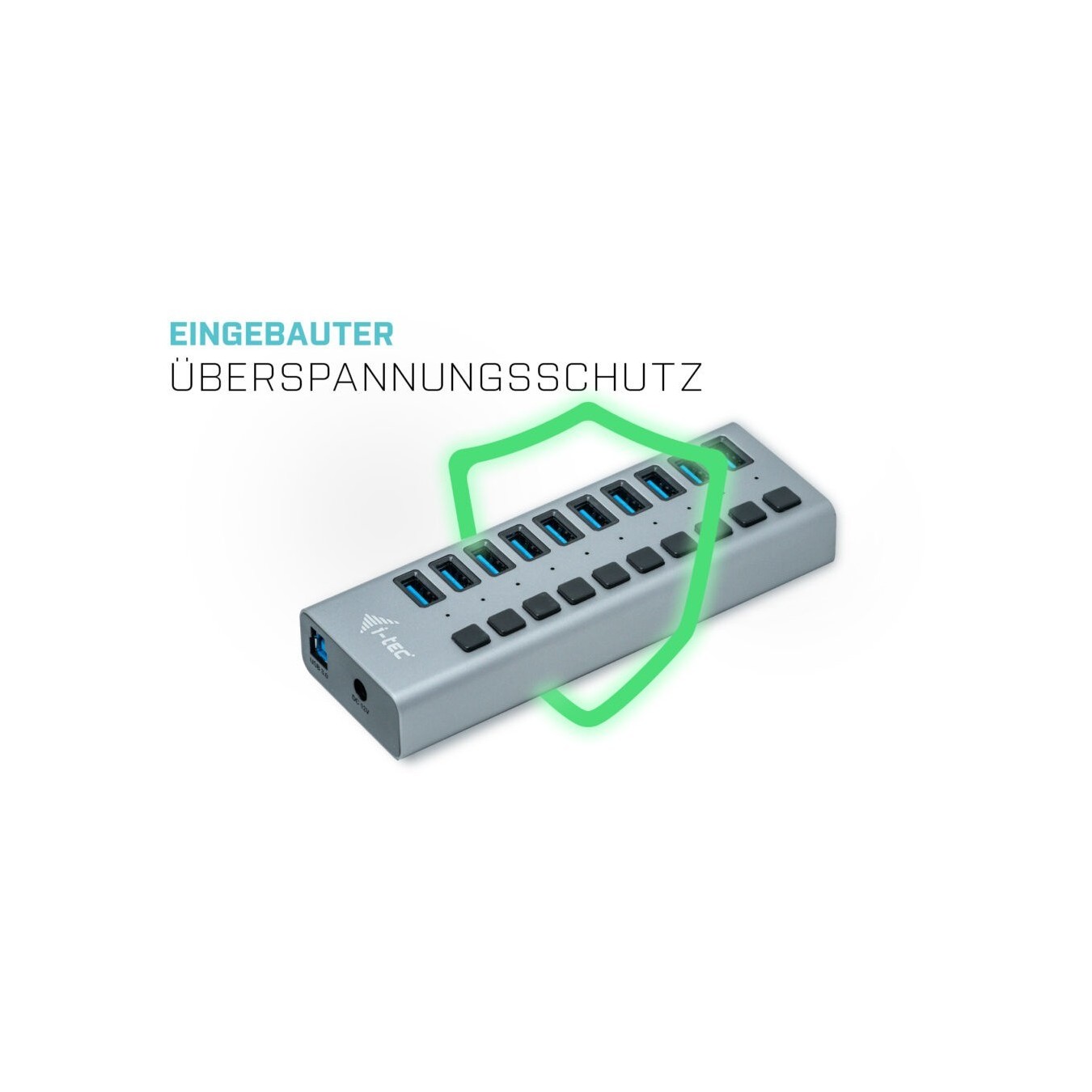 I-Tec U3CHARGEHUB10 – USB 3.0 10-Port Charging Hub 48W | Armenius Store