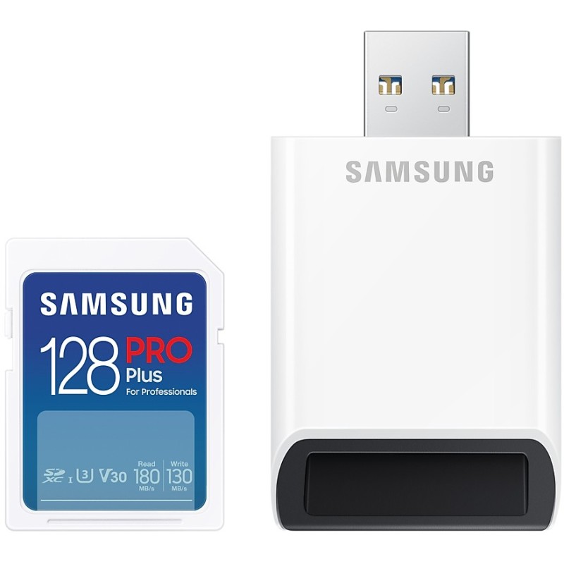 Buy CARD Card 128GB Samsung XC PRO Plus - XC PRO Plus - 128GB (2023) CL10 Reader in Cyprus, Nicosia, Limassol, Larnaka, Pafos