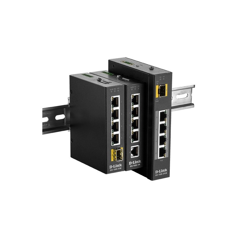 Buy D-Link DIS-100G-5PSW - DIS-100G-5PSW - 5-Port Gigabit PoE Industrial Switch in Cyprus, Nicosia, Limassol, Larnaka, Pafos