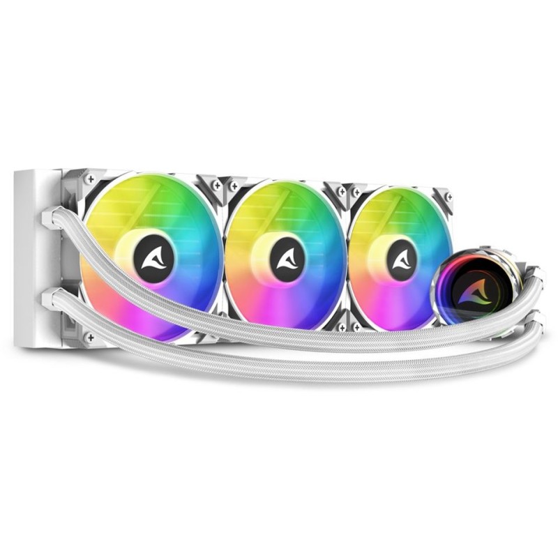 Buy K Sharkoon S90 RGB White AIO 360mm - S90 - White in Cyprus, Nicosia, Limassol, Larnaka, Pafos