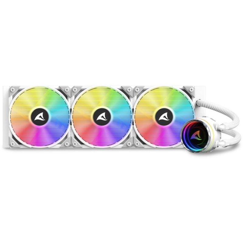 Buy K Sharkoon S90 RGB White AIO 360mm - S90 - White in Cyprus, Nicosia, Limassol, Larnaka, Pafos
