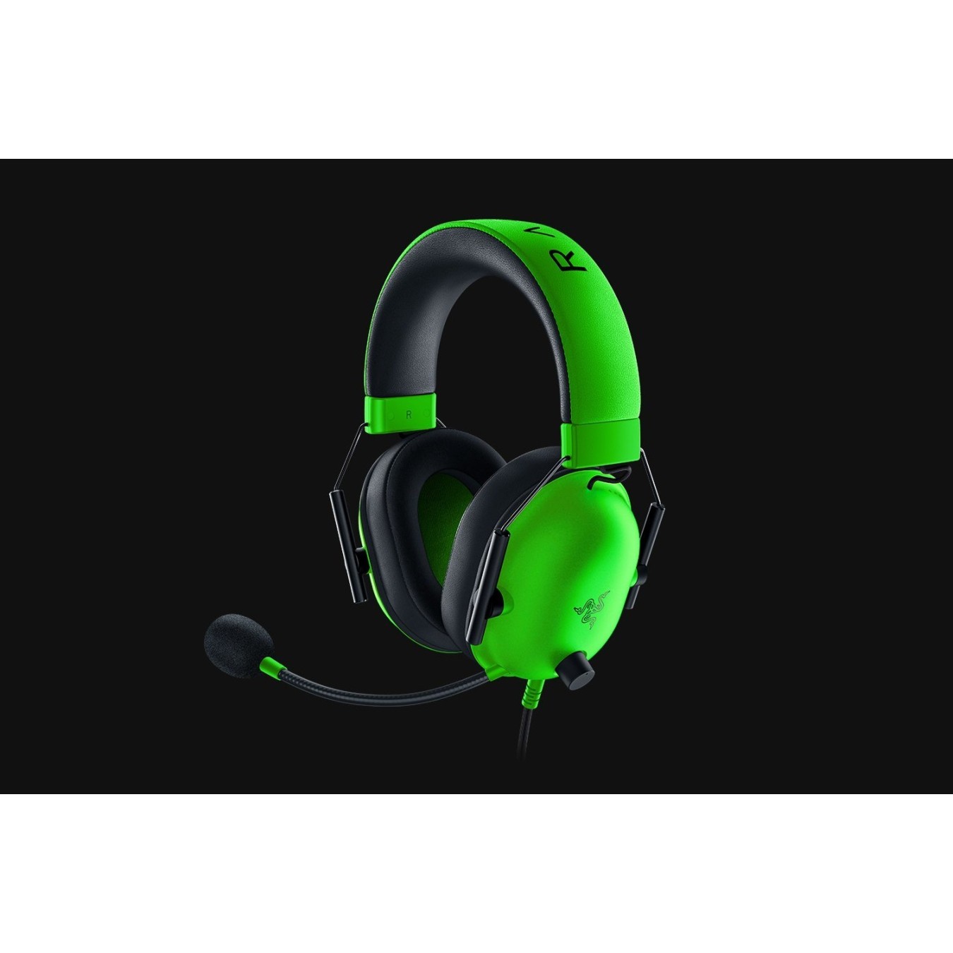 Razer Blackshark V2 X - Green - Over-ear Closed, Wired, 3.5mm Analog, Stereo, Headset Mic — Buy in Cyprus with Fast Delivery