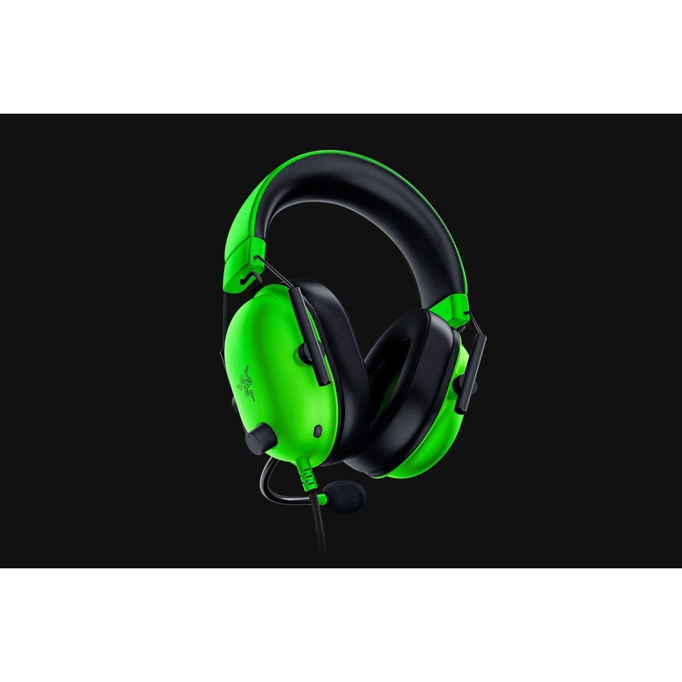 Razer Blackshark V2 X - Green - Over-ear Closed, Wired, 3.5mm Analog, Stereo, Headset Mic — Buy in Cyprus with Fast Delivery