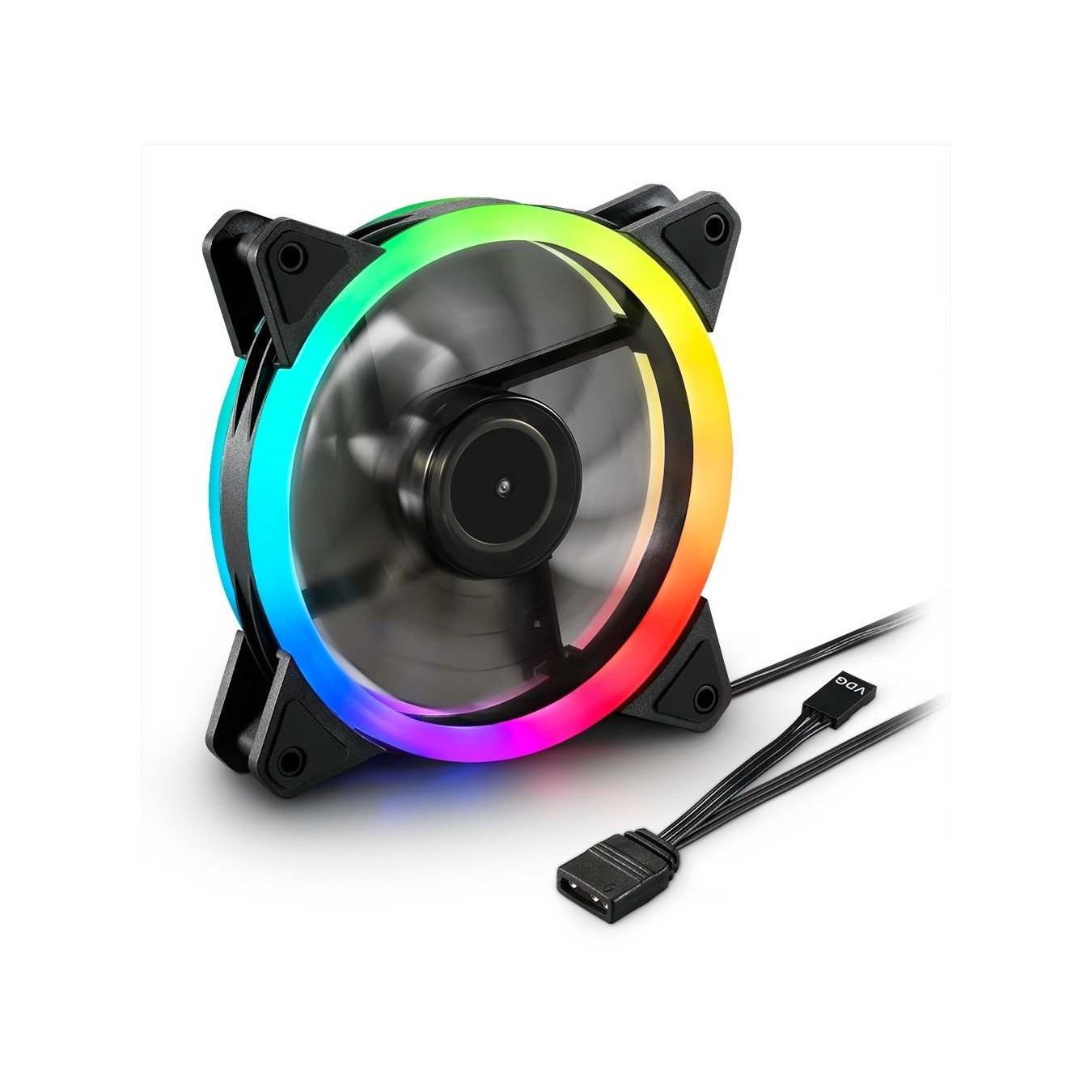120mm Sharkoon SHARK Blades RGB Fan - Black — Buy in Cyprus with Fast Delivery