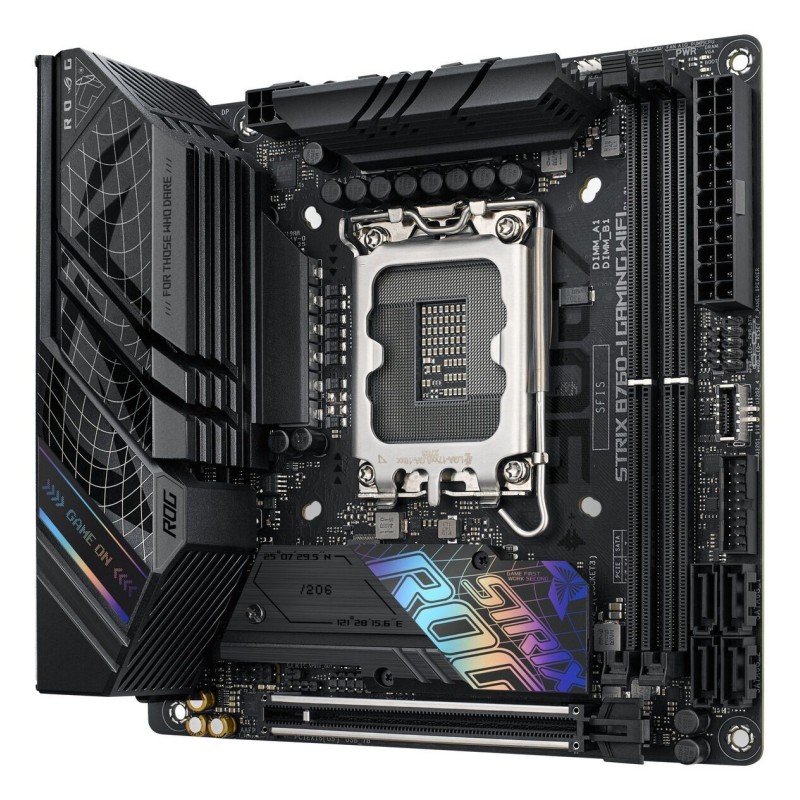 Buy ASUS ROG Strix B760-I Gaming WiFi - Mini-ITX LGA1700 DDR5 (up to 96GB), 2x M... in Cyprus, Nicosia, Limassol, Larnaka, Pafos