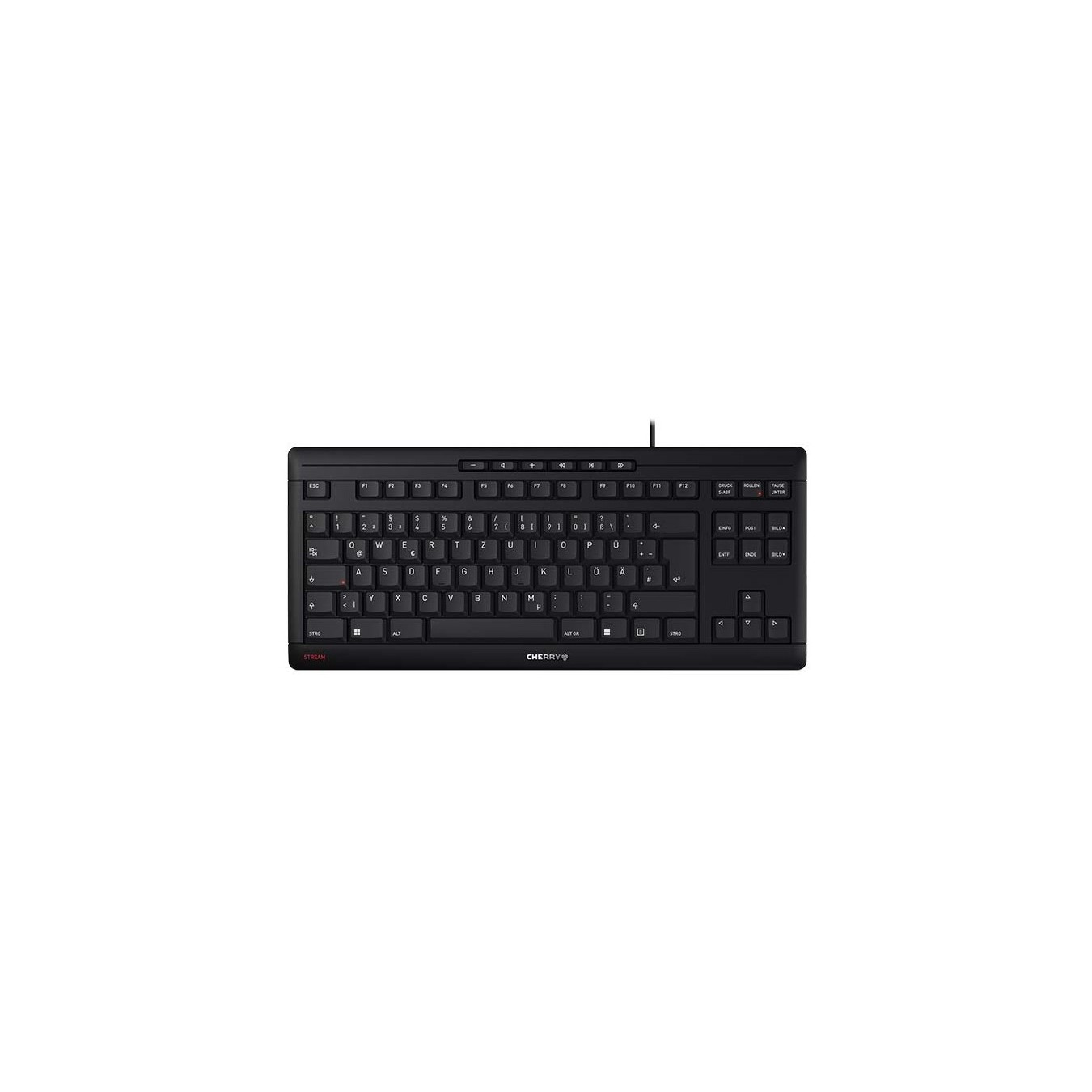 Cherry STREAM Keyboard - TKL - Black - QWERTZ DE — Buy in Cyprus with Fast Delivery