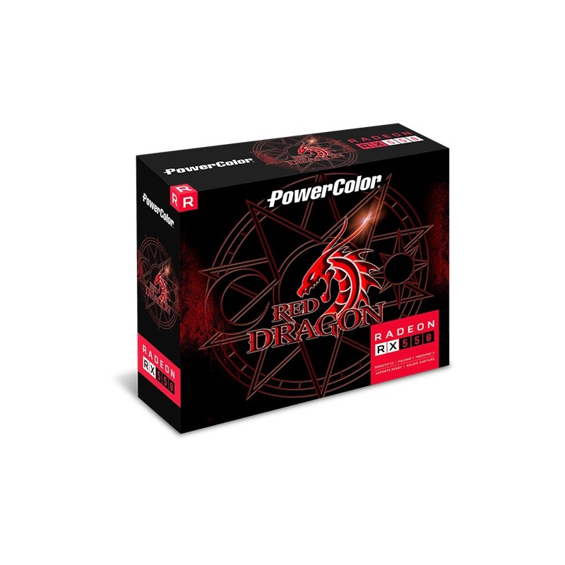 Buy RX 550 4GB PowerColor Red Dragon Radeon LP - RX 550 - Red Dragon Edition (Re... in Cyprus, Nicosia, Limassol, Larnaka, Pafos