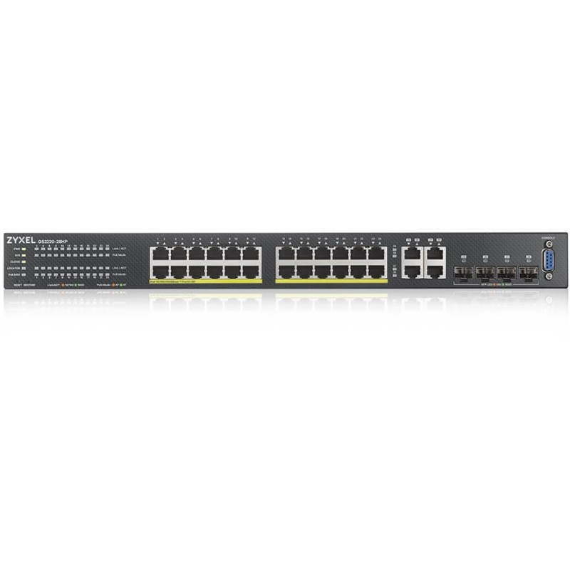 Buy Zyxel GS2220-28HP PoE+ Smart Managed Switch - GS2220-28HP - Rackmount, 28-Po... in Cyprus, Nicosia, Limassol, Larnaka, Pafos