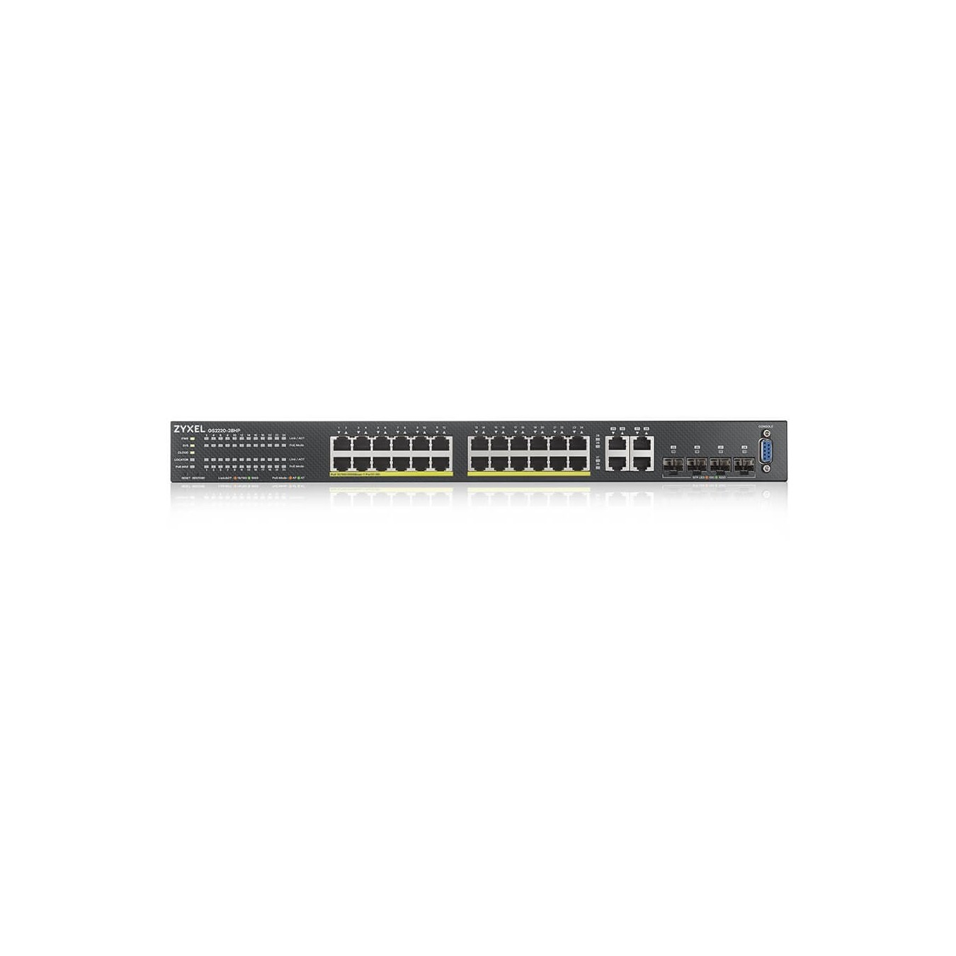 Zyxel GS2220-28HP PoE+ Smart Managed Switch - GS2220-28HP - Rackmount, 28-Port Gigabit PoE+ — Buy in Cyprus with Fast Delivery