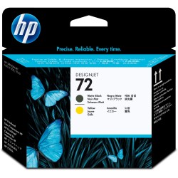 Buy HP 72 Original Printhead - C9384A - Matte Black and Yellow, Standard Capacit... in Cyprus, Nicosia, Limassol, Larnaka, Pafos