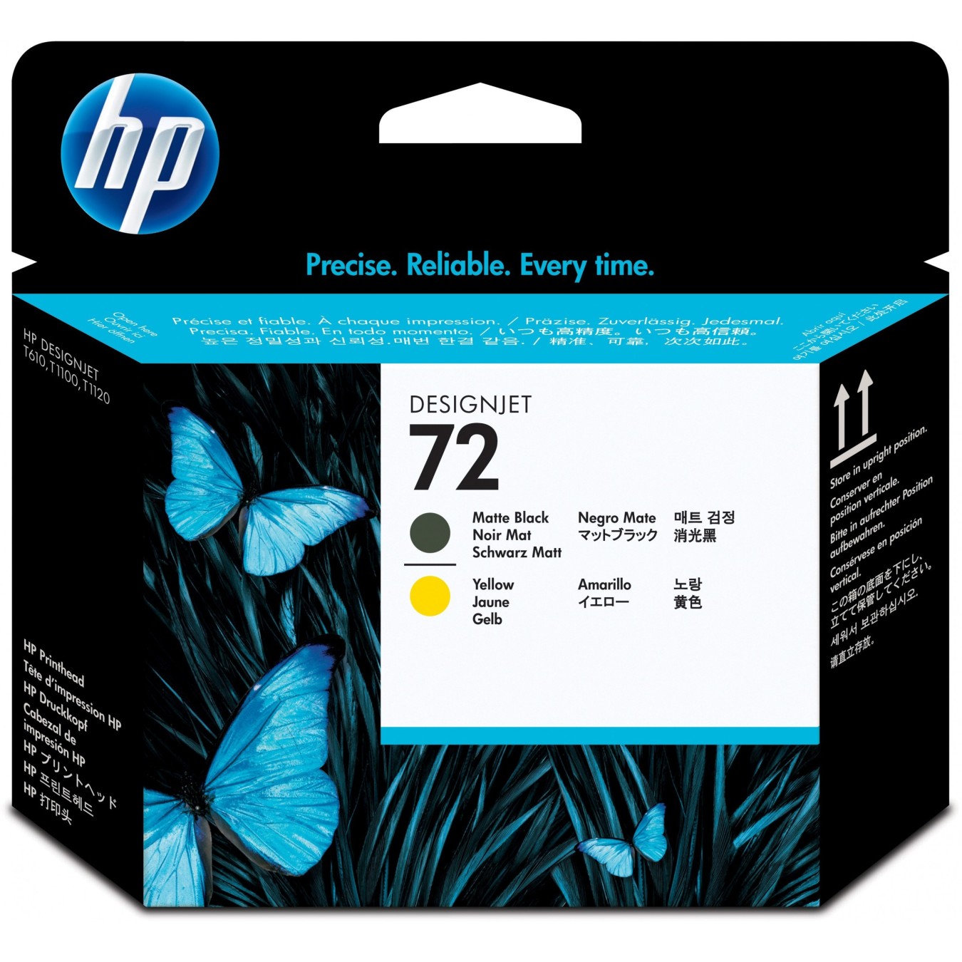 HP 72 Original Printhead - C9384A - Matte Black and Yellow, Standard Capacity, 1-Pack — Buy in Cyprus with Fast Delivery