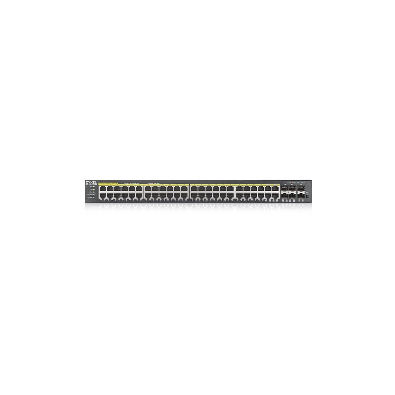 Zyxel GS2220-50HP PoE Managed Switch - GS2220-50HP - 48-Port Gigabit, Rackmount, Smart Web-managed