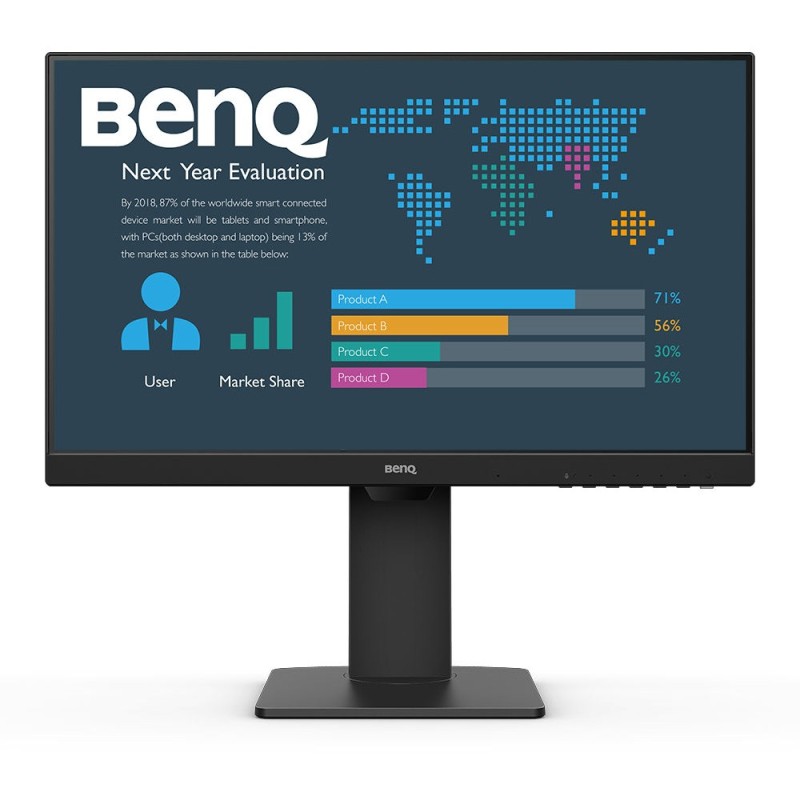 BenQ BL2486TC 23.8" FHD IPS 100Hz USB-C Monitor - HDMI/DP Black (Boxed) — Buy in Cyprus with Fast Delivery