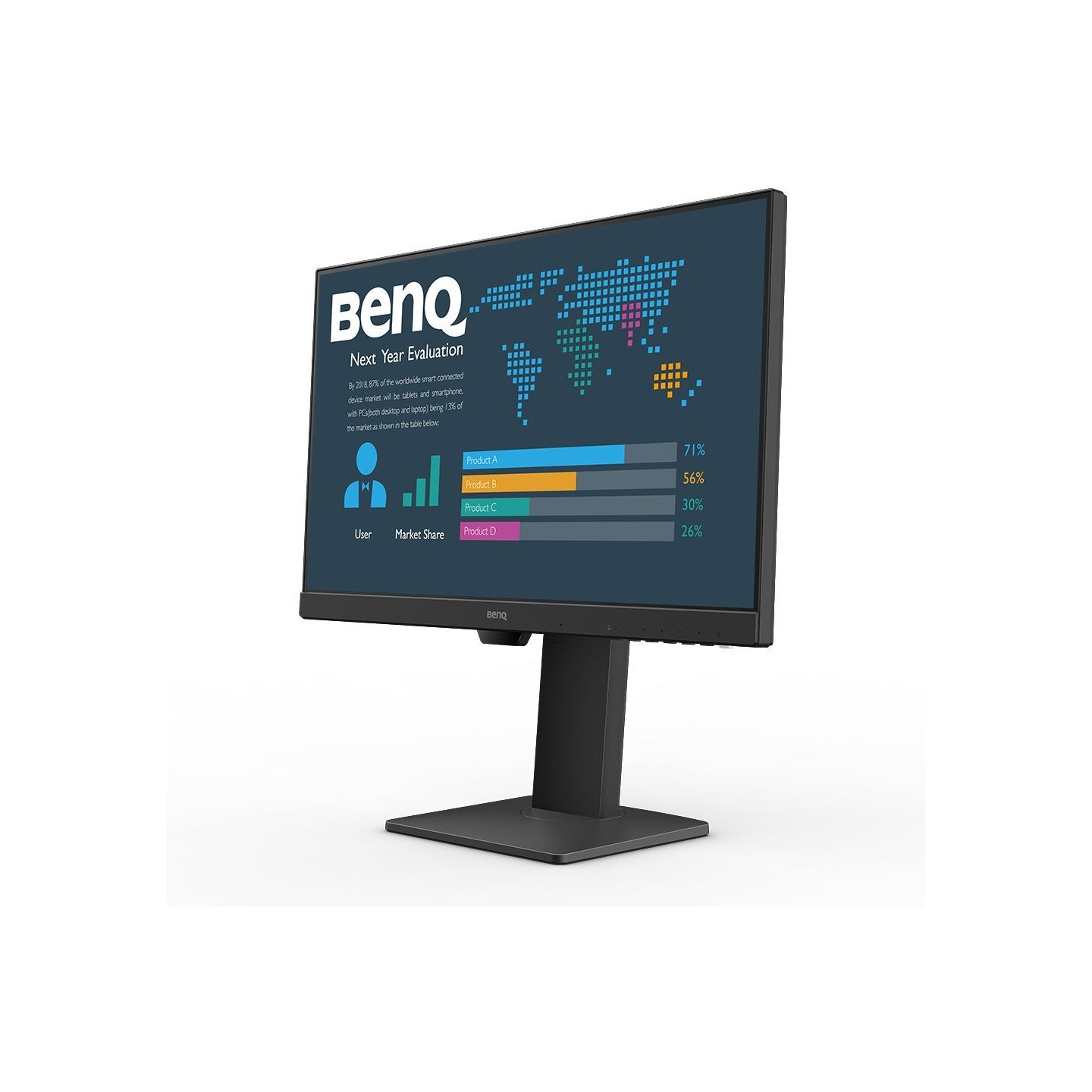 BenQ BL2486TC 23.8" FHD IPS 100Hz USB-C Monitor - HDMI/DP Black (Boxed) — Buy in Cyprus with Fast Delivery