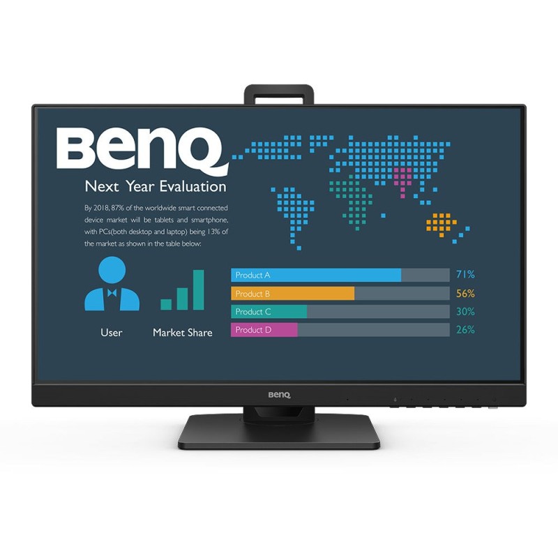 Buy BenQ Monitor - BL2486TC - 23.8-inch FHD IPS, 16:9, HDMI, DP, USB-C, Black, H... in Cyprus, Nicosia, Limassol, Larnaka, Pafos