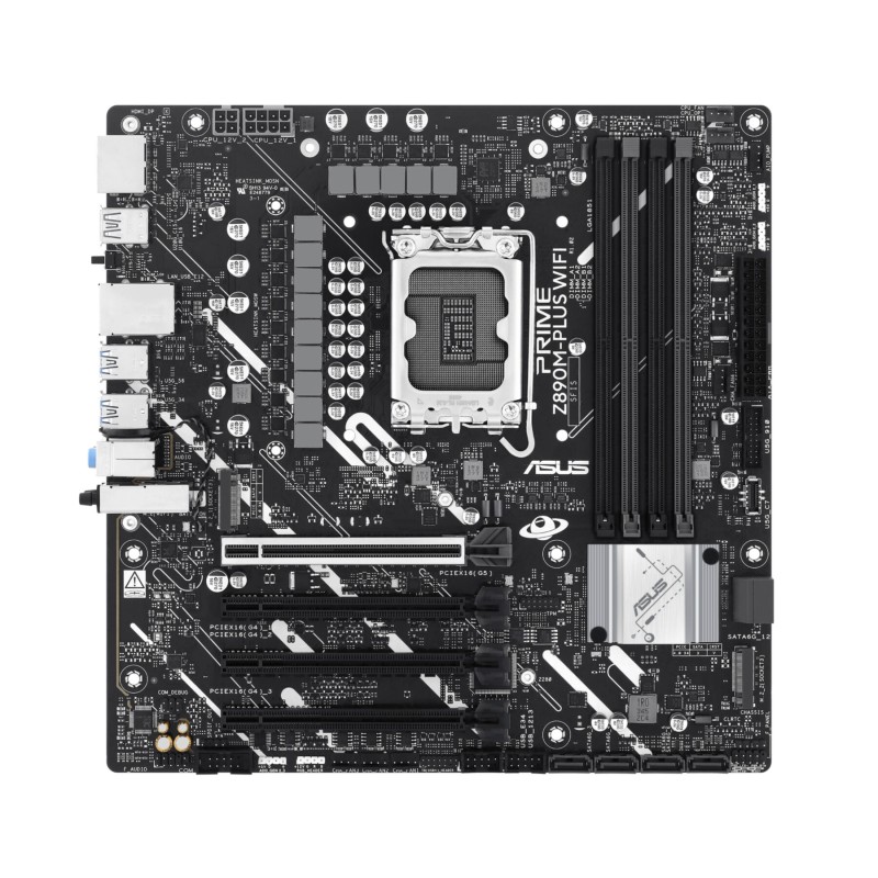 Buy ASUS PRIME Z890M-PLUS WIFI - Z890M-PLUS - LGA1851, DDR5 up to 192GB, Micro-A... in Cyprus, Nicosia, Limassol, Larnaka, Pafos