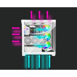 Buy Midi XILENCE XG272 Gleam White - XG272 - ARGB lighting in Cyprus, Nicosia, Limassol, Larnaka, Pafos