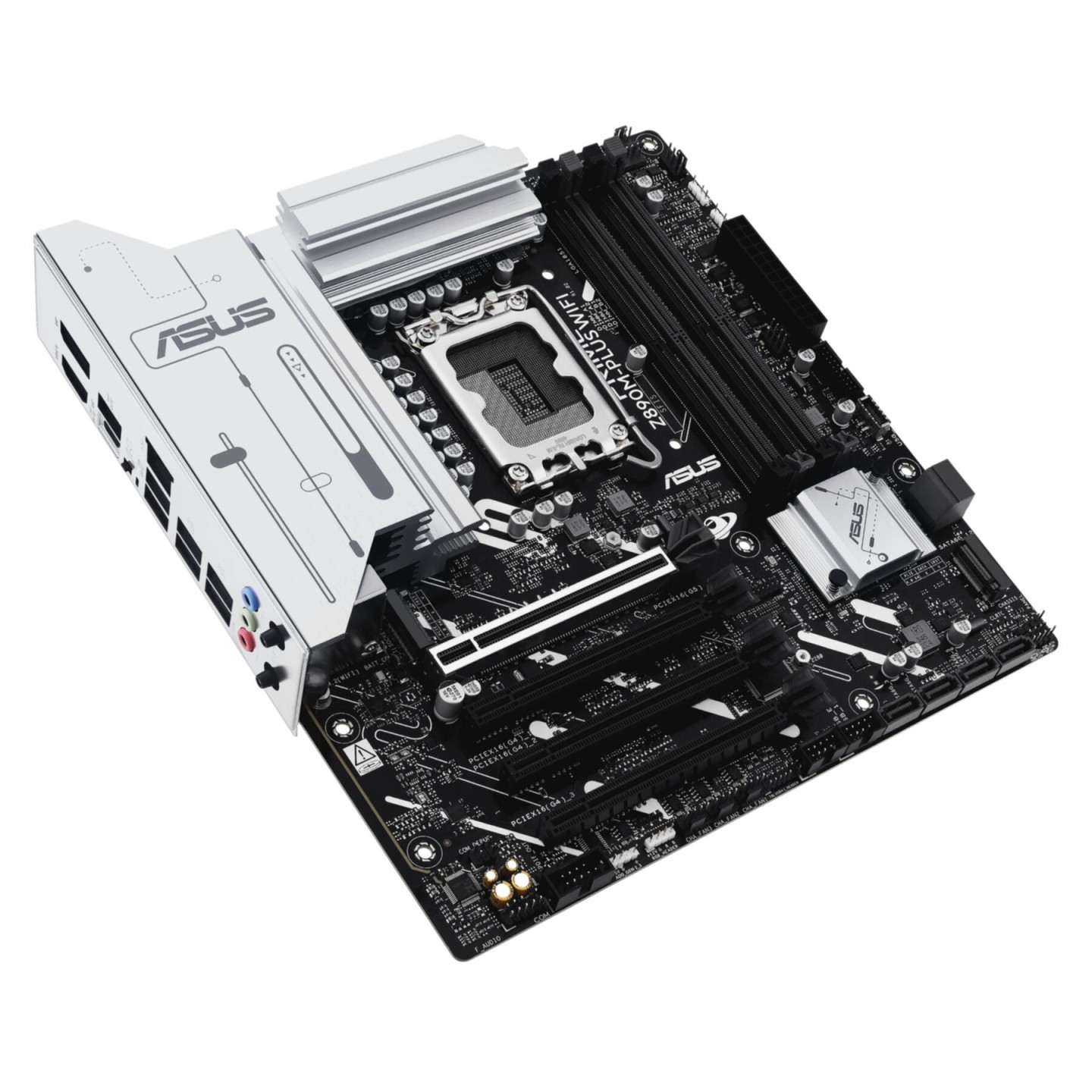 ASUS PRIME Z890M-PLUS WIFI - Z890 LGA1851 DDR5 up to 192GB Micro-ATX Wi-Fi 7 Bluetooth 5.4 2.5Gb LAN PCIe 5.0 (Boxed)